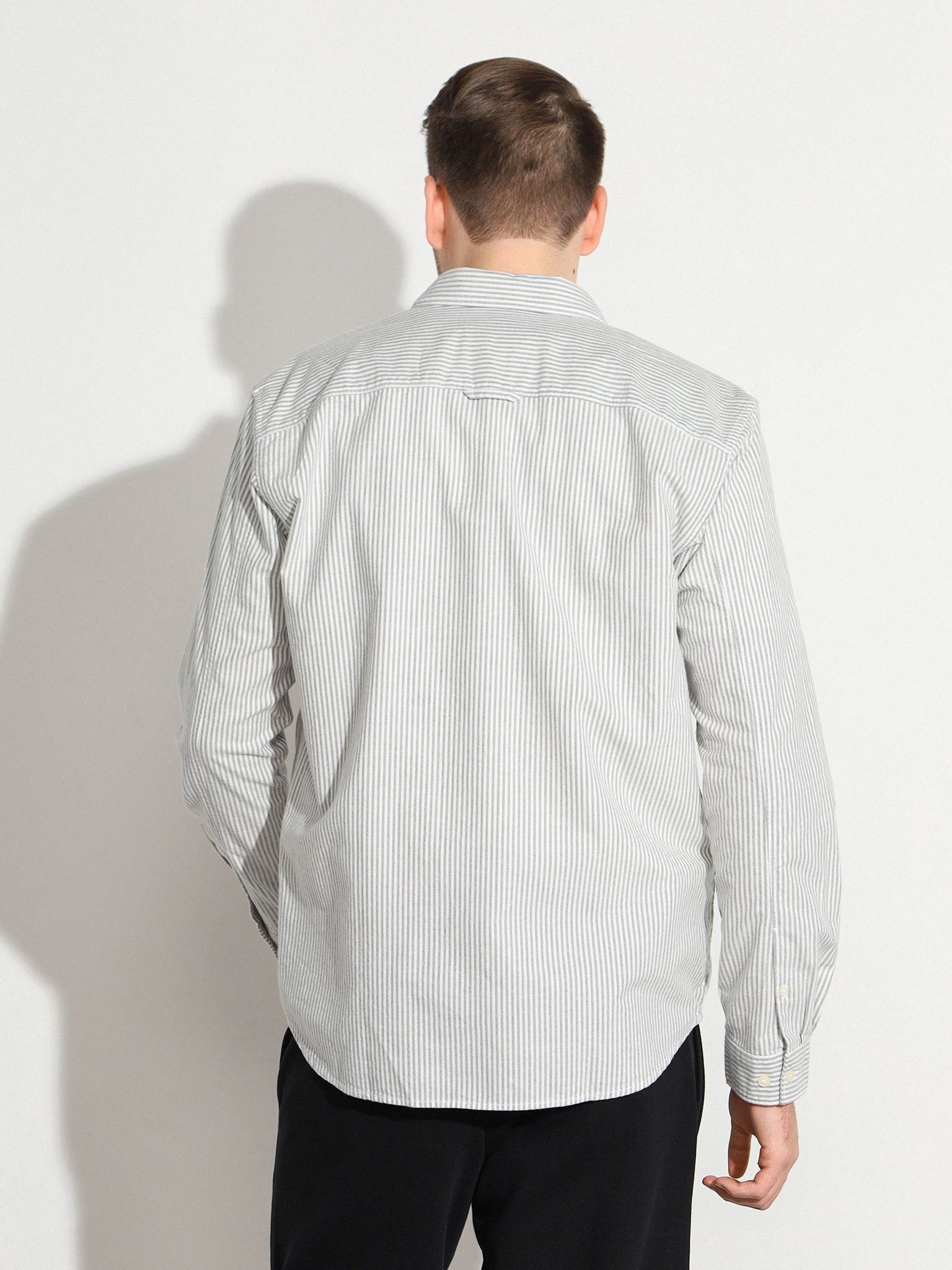 Сорочка в полоску из хлопка